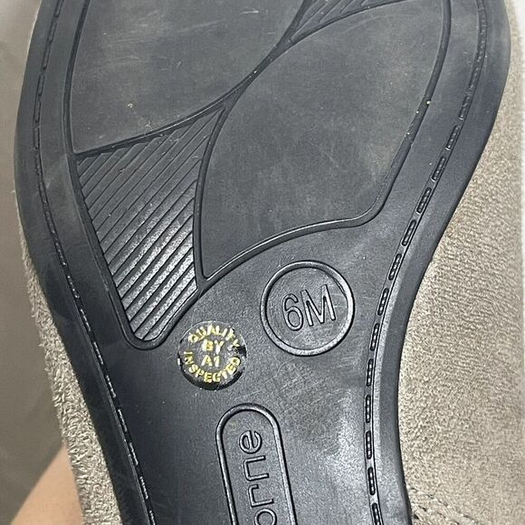 Liz Claiborne Yarmont Block Heel Over the Knee Boots Tan Taupe Size 6M - Picture 15 of 16